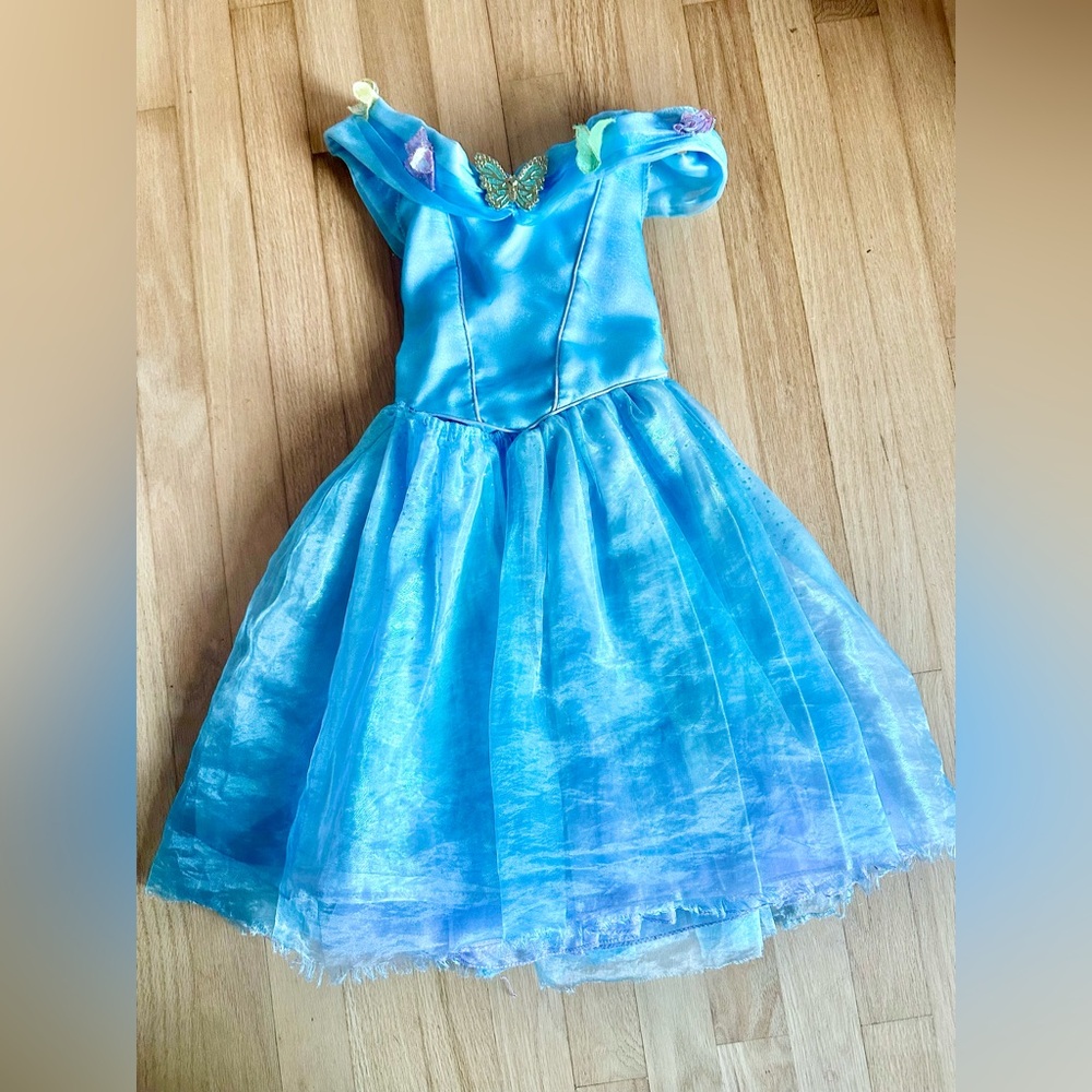Disney Shimmering  Princess dress up costume  (flaws - see description) Sz 4-6